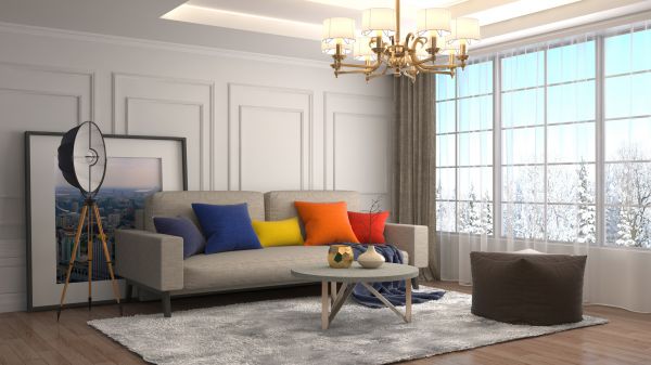 Living Room Renovation in Akron