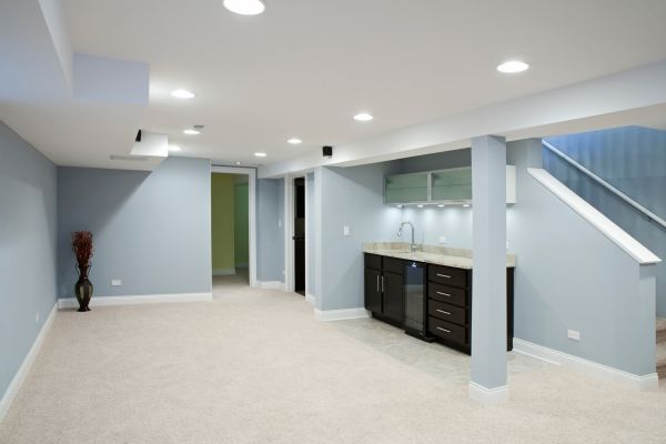 Finished Basement Renovation in Akron
